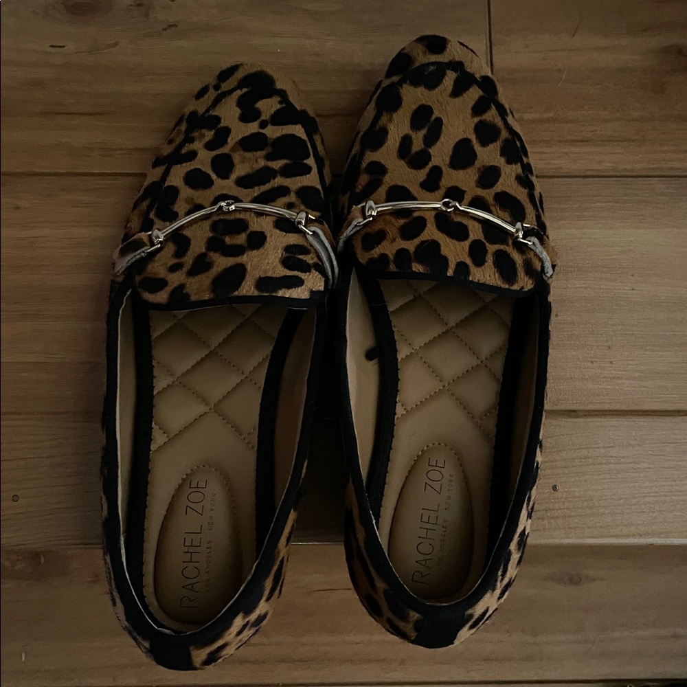 Rachel Zoe Animal Print Loafers